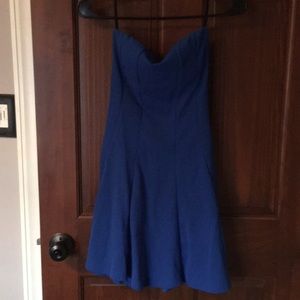 Strapless body central dress